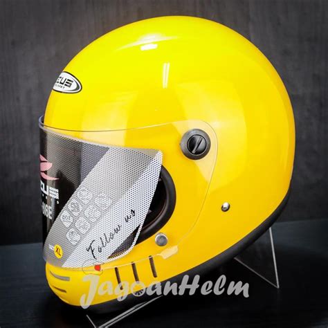 Jual Zeus Helm Zs E Solid Yellow Retro Zs E Classic Zs E