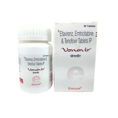 Vonavir Efavirenz Emtricitabine And Tenofovir Tablets Ip Emcure