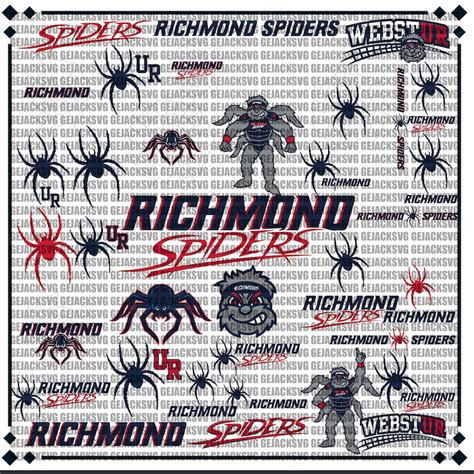 Richmond University SVG Spiders SVG Game Day Football Basketball