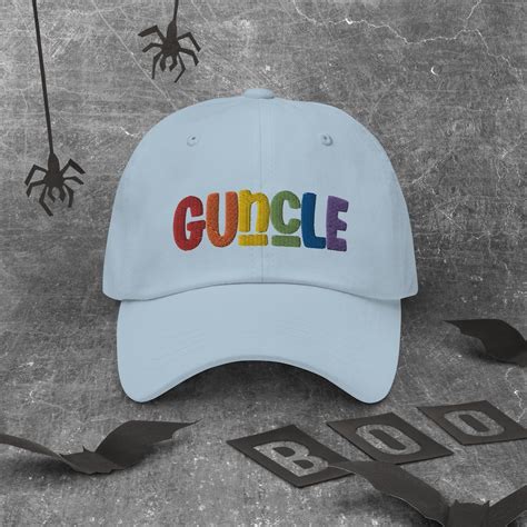 Guncle Hat For Your Favorite Gay Uncle Embroidered Baseball Cap For LGBTQ Uncle GUNCLE Hat Gay
