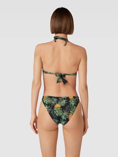 Banana Moon Bikini Oberteil Mit Allover Print Modell Eyro Black