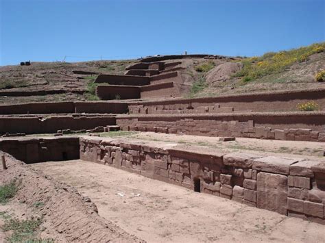 The Akapana Pyramid Mound Ancient Mystery Pumapunku Tiwanaku Tiahuanaco