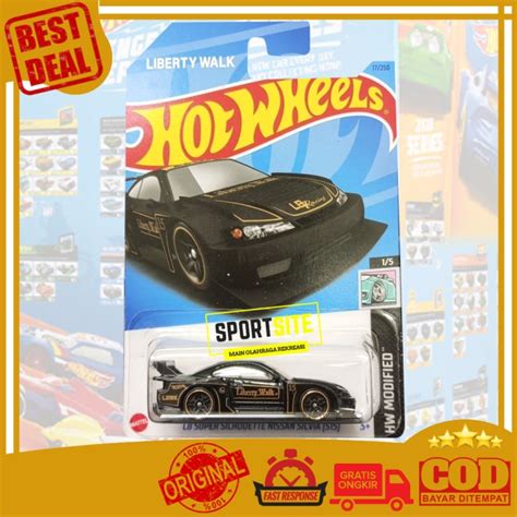 Jual MUST HAVE HOT WHEELS LB SUPER SILHOUETTE NISSAN SILVIA S15 HITAM LIBERTY WALK TERMURAH