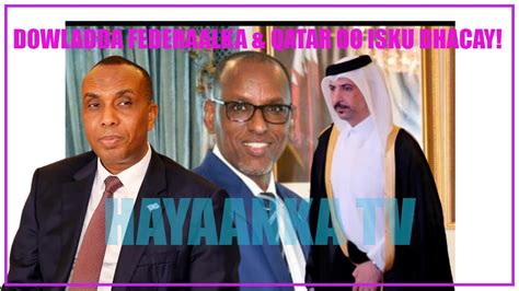 Degdeg Qatar Oo Kanixisay Xasan Sh Beelaha Hawiye Oo Ku Kacay