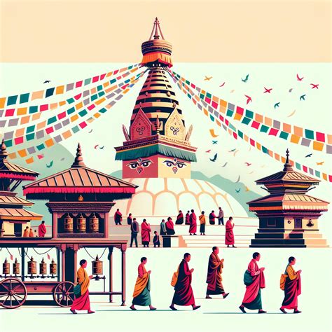 ai generated traditional temple royalty  stock