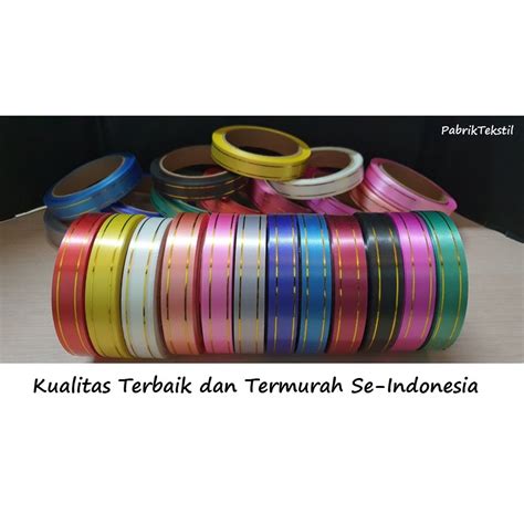 Jual Pita Kado List Gold Cm Non Mer Pita Jepang List Gold