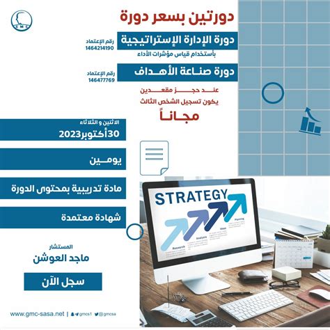 دورة الإدارة الاستراتيجية باستخدام قياس مؤشرات الأداء And دورة صناعة الاهداف