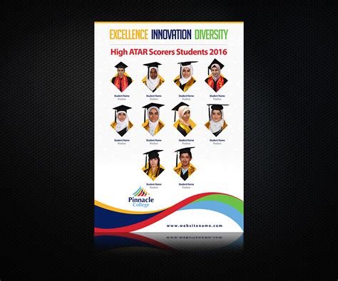 Bold Modern Education Poster Design For Pinnacle College By Hsi Graphics Design 12133576