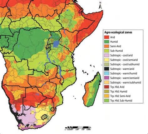 Agro Ecological Zones Used In The Wheat Simulation Analysis For