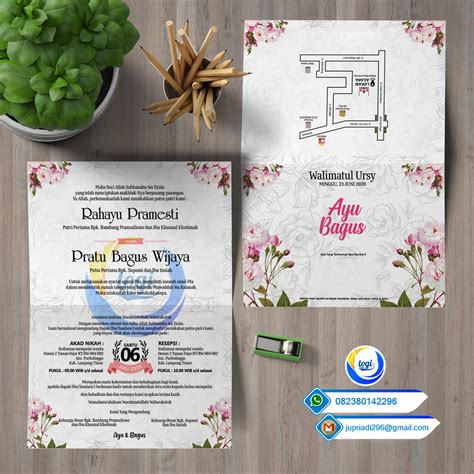 100 Download Template Desain Undangan Pernikahan Custome Elegan Cdr Kumpulan Tutorial