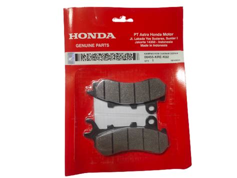 Genuine Honda Brake Pad Front Pcx Kre K Lazada Ph