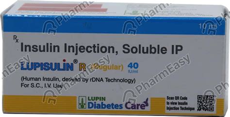 Lupisulin R 40 Iuml Solution For Injection 10 Uses Side Effects