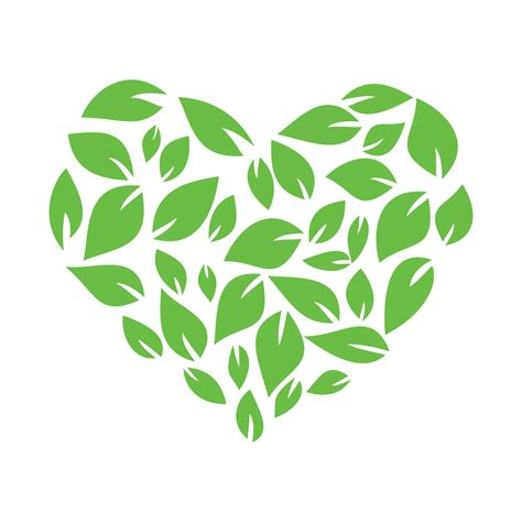 love nature symbol design. green leaf vector illustration. 21459471 ...