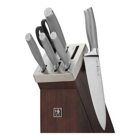 Henckels International Modernist 7 Pc Self Sharpening Knife Block Set Official Zwilling Shop