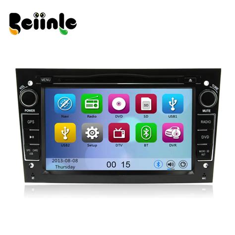 Car 2 Din DVD GPS Stereo Device Head Unit Navigation Radio Player For