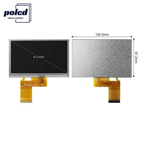 Polcd Inch X Tft Lcd Display Rgb Bit Touch Screen Lcd Display