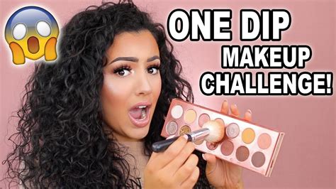 One Dip Makeup Challenge Youtube