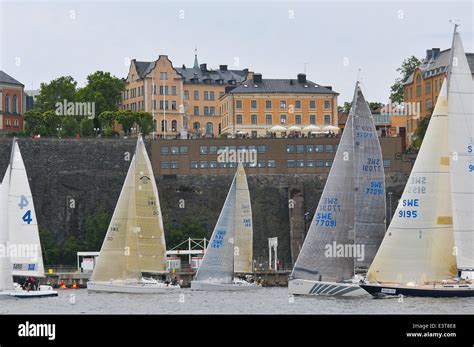 Stockholm Royal Swedish Yacht Club Th June Sailboats Compete