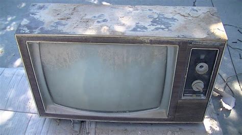 Philco Ford Color Television Overview Off