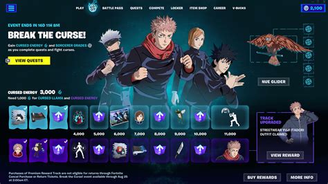 Fortnite Welcomes Back Jujutsu Kaisen With All New Skins Esports Gg