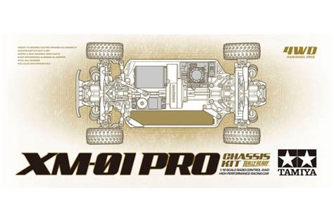 Tamiya 58738 XM 01 Pro Chassis Kit