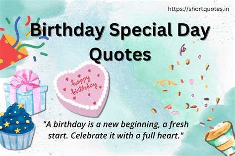 Top 90 Inspiring Birthday Special Day Quotes To Celebrate - Short Quotes