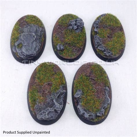 60mm Oval Rock Scenic Resin Bases Warhammer 40k 40000 Aos Age Of Sigmar