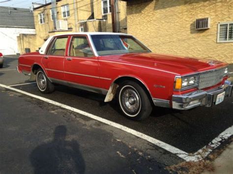 Find Used 1980 Chevrolet Caprice Classic Sedan 4 Door 5 0L In Linden