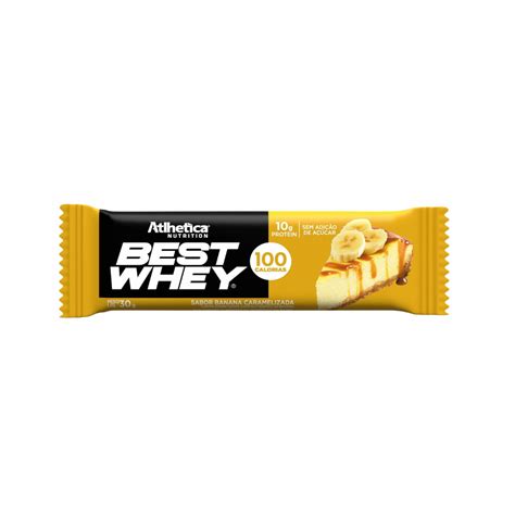 Barra De Prote Na Atlhetica Nutrition Best Whey Bar Banana Caramelizada