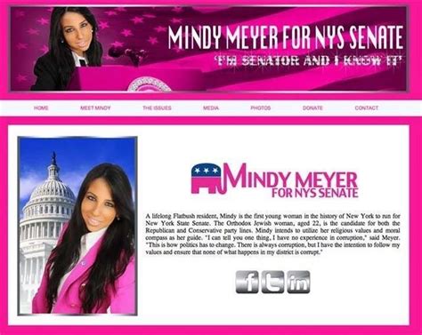 22 Year Old Mindy Meyer Running For N Y Senate