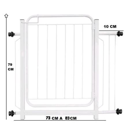 Portão Portãozinho Grade de Segurança Para Pet Cachorro Crianças Bebês