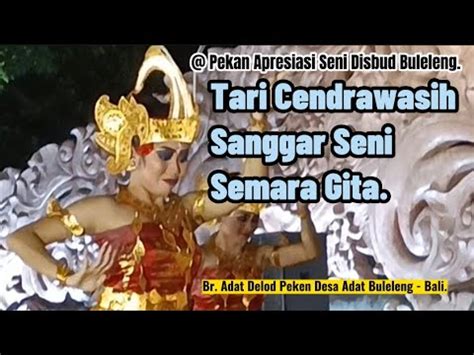 Tari Cendrawasih Sanggar Seni Semara Gita Br Adat Delod Peken