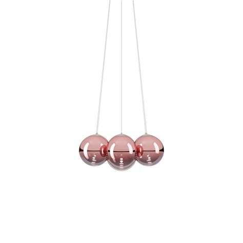 Lodes Random Cloud 7 Chandelier Ø23 3000K Rosegold Glass