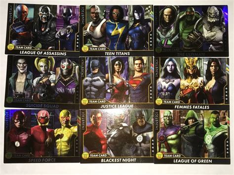 Raw Thrills Injustice Series 2 Cards