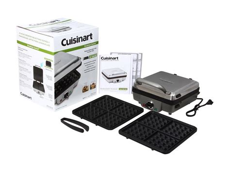 Cuisinart WAF-300 Stainless Steel Square Belgian Waffle Maker - Newegg.com