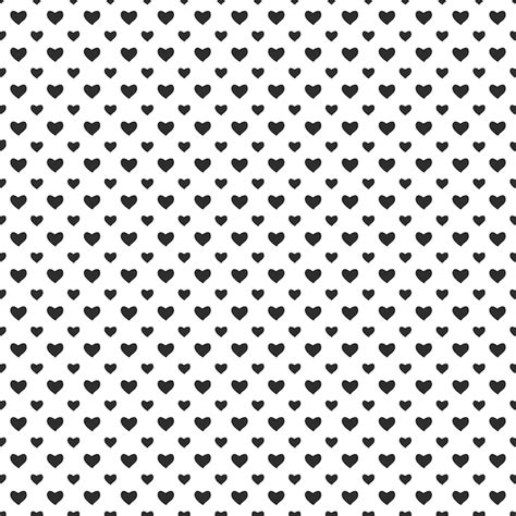 Premium Vector Seamless Pattern Of Hearts Background