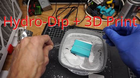 Hydro Dip Pla 3d Prints Will It Work Youtube