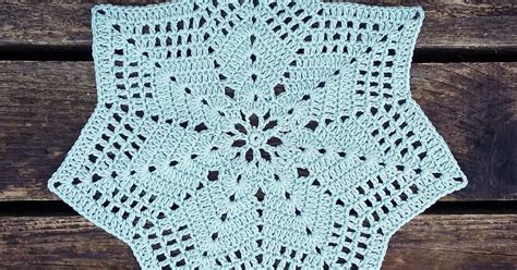 Kristinescrochets Crochet 7 Pointed Star Doily Pattern