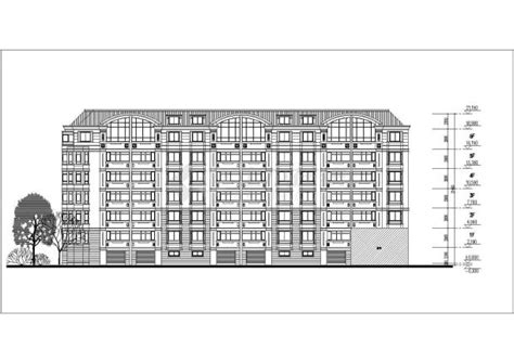 浏阳市9号住宅沿街设计全套施工cad图住宅小区土木在线