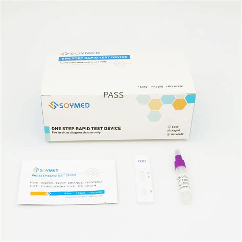 Soymed Diagnostic Kit Ce Approve For Fecal Occult Blood Fob Rapid Feces