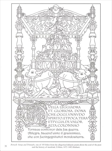 Illuminated Manuscript Alphabet Coloring Pages