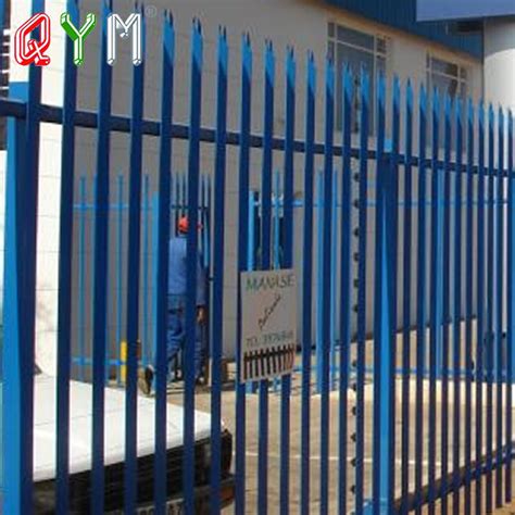 Hot Dipped Galvanized Palisade Fence Metal Steel Fence Panel Palisade Fence And Palisade Fencing