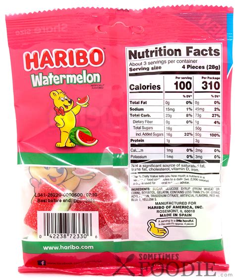 Sometimes Foodie Double Dose Of Melon Goodness Haribo Watermelon And