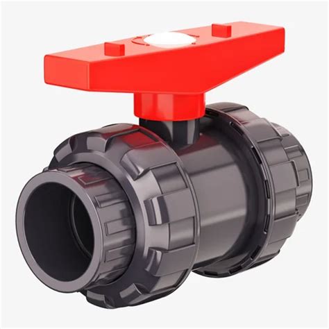 Dark Grey Rpvc Union Ball Valve Size 63mm 75mm 90mm 110mm At Rs