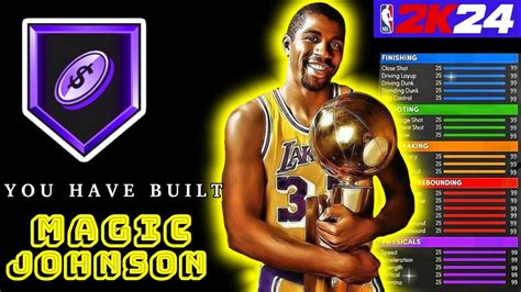 THE BEST MAGIC JOHNSON BUILD ON NBA 2K24 2 Way Diming Interior Threat