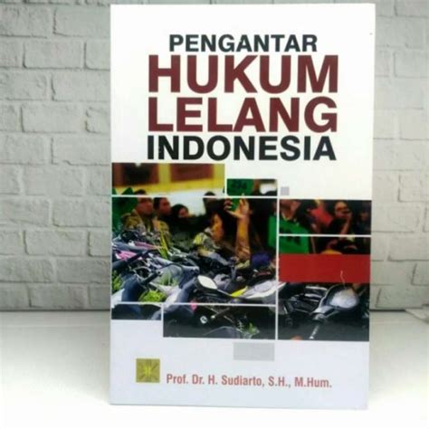 Promo Buku Pengantar Hukum Lelang Indonesia Original Prenada Diskon