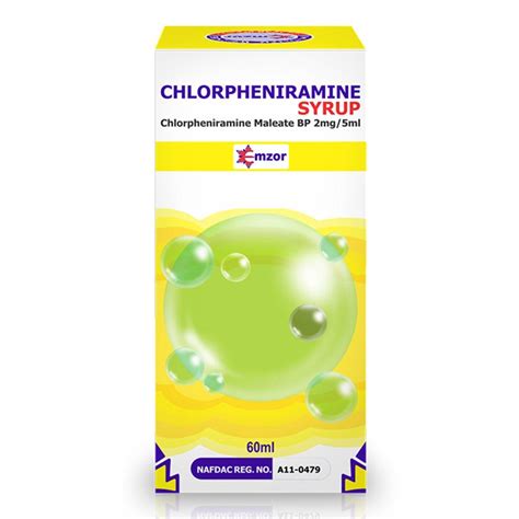 Chlorphenamine Syrup Allergy Relief Syrup For Children 60ml Asset