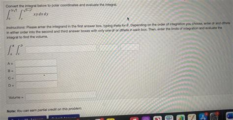 Solved Convert the integral below to polar coordinates and | Chegg.com