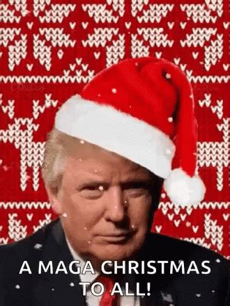 Trump Christmas GIF - Trump Christmas Snow - Discover & Share GIFs