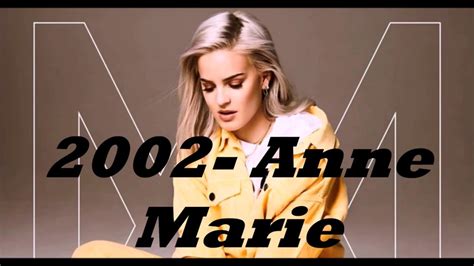 2002 Anne Marielyrics Youtube